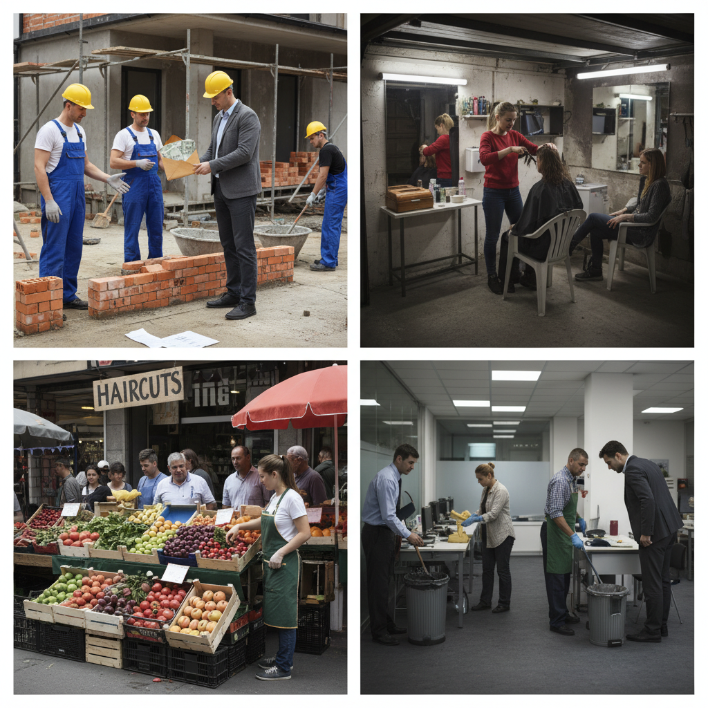 Image pour exemples concrets travail dissimulé urssaf