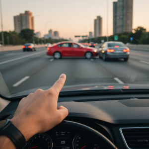 Image pour signaler un comportement dangereux sur la route
