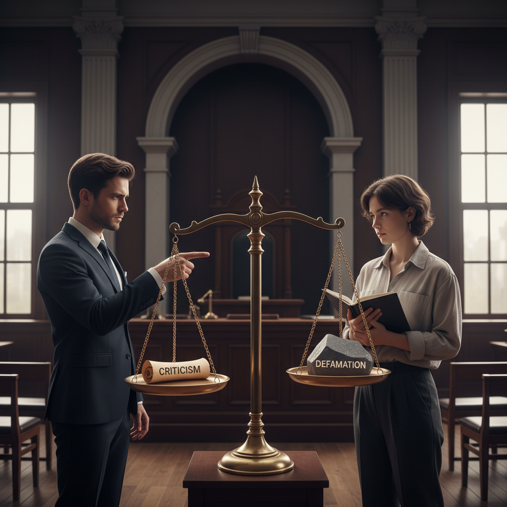 Image pour diffamation ou simple critique